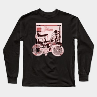 Stingray Bike By The Red Wall Long Sleeve T-Shirt